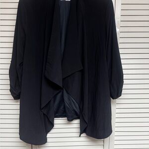 Calvin Klein Black Draped Blazer